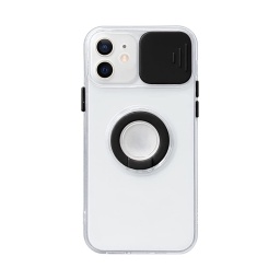 CASE TRANSPARENTE PARA IPHONE 11 PRO MAX (CON PROTECTOR PARA CAMARA Y ANILLO CENTRAL)