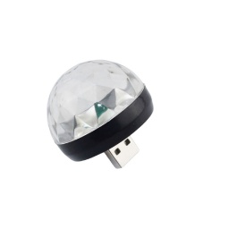 PEQUEA MEDIA BOLA USB CON LUCES LED + ADAPTADOR LIGHTNING