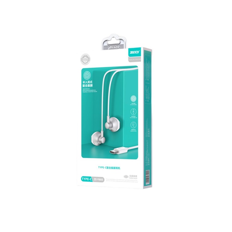 ZEQI AURICULARES USB-C (TIPO-C)     MODEL: ZE-Y605